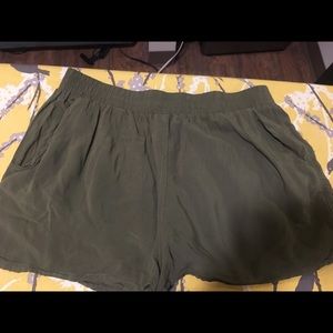 Light Olive Boho Shorts